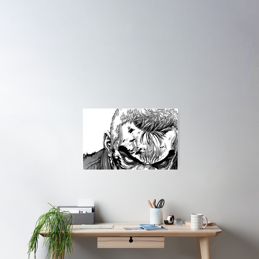 Wallman Jirou The Wallman Poster By Badassmanga Redbubble