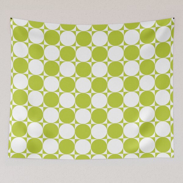 Item preview, Green and White Circles designed and sold by Orchyd.