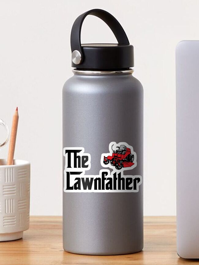 Thumbnail 1 of 3, Sticker, The Lawnfather Lawn Mowing designed and sold by brandonv111.