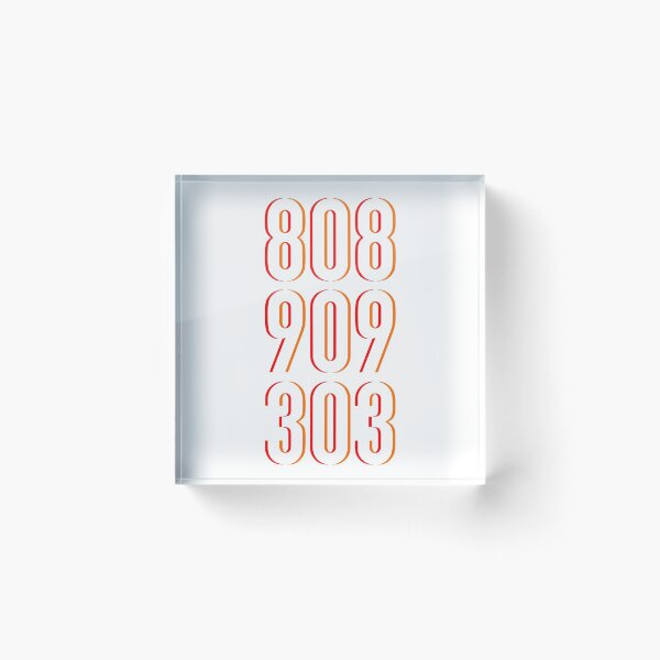 Item preview, 808 909 303 designed and sold by Kyle Marno.