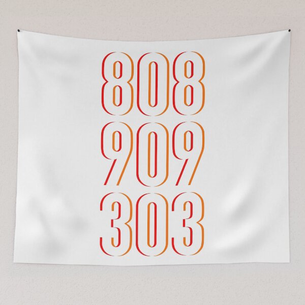 Item preview, 808 909 303 designed and sold by Kyle Marno.