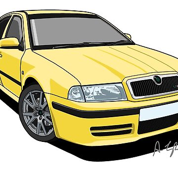 Artwork thumbnail, Czech Republic RS Rally Sport - Lemon Yellow by MotorNation.net