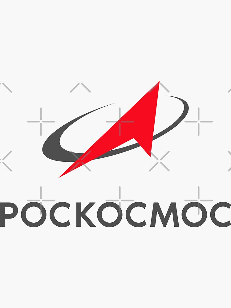"Pockocmoc Russian Space Program Logo" Sticker for Sale by CrystalCrush