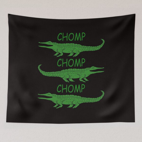 Item preview, Chomp Chomp Chomp Green Alligator Gator Crocodile Gift designed and sold by pcreations.