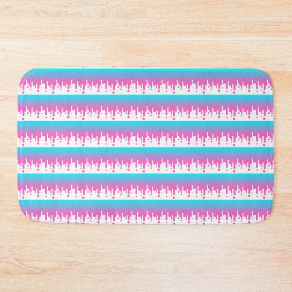 Item preview, Blue to pink paint drip designed and sold by littledinosaurs.