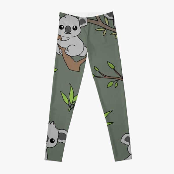 Koala bear patterned leggings Color light grey - RESERVED - 3462D-09M