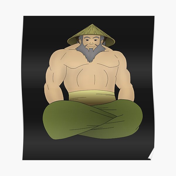 Buff Uncle Iroh Poster