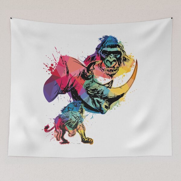 Item preview, ZOO ANIMALS LION GORILLA RHINOCEROS DESIGN designed and sold by Lighvision.
