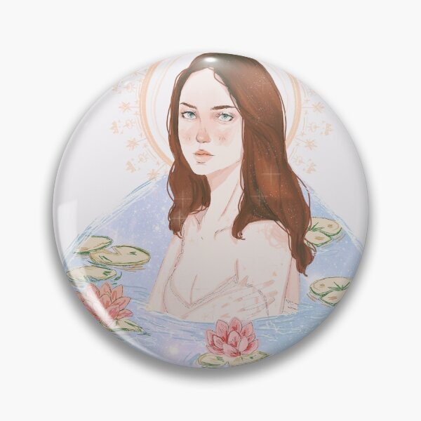 Item preview, Feyre in the starlight pool in Spring court. designed and sold by Jenna-draw.