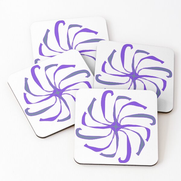 Item preview, Abstract purple flower designed and sold by Abstractlara.