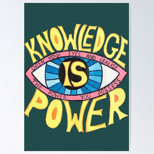 Item preview, Knowledge is Power  designed and sold by LornaMoloney.