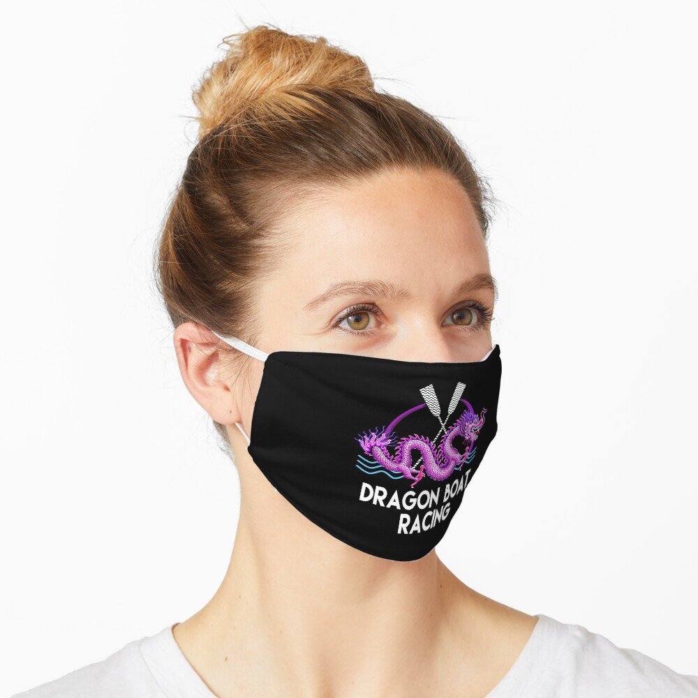 Pink Dragon Boat Racing Mask