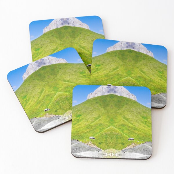 Item preview, Trekking People Walking In Single File Along  Panoramic Path designed and sold by Flavio Vieri.