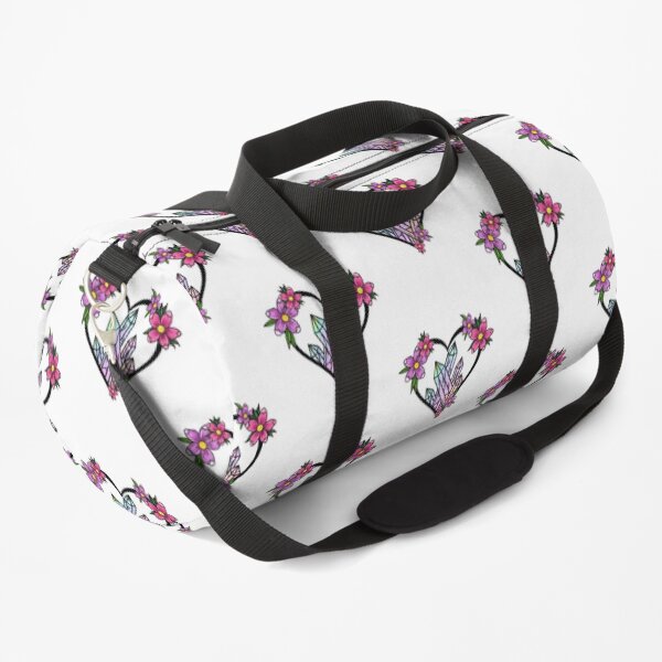 Crystal heart Duffle Bag