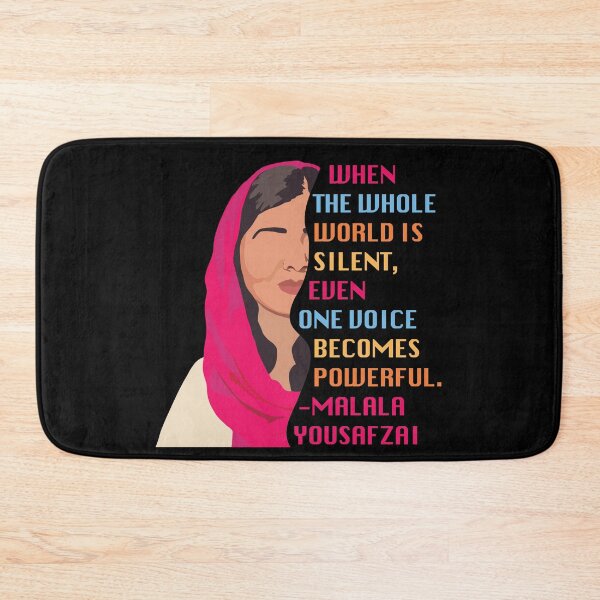 Item preview, Malala Yousafzai Quote-  One Voice Becomes Powerful designed and sold by melinarae.