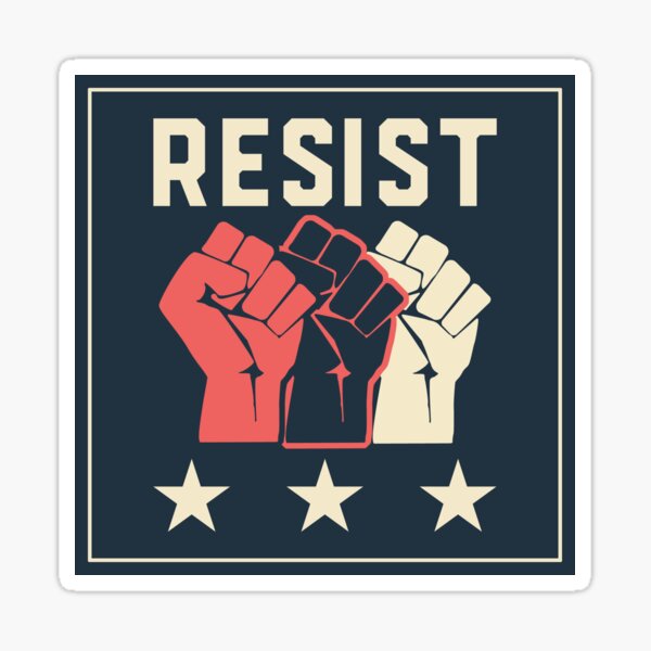 Item preview, Resist Inequality Anti Trump Raised Fists designed and sold by electrovista.