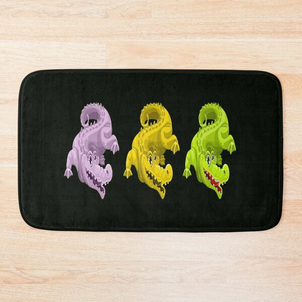 Item preview, Purple Yellow and Green Alligators designed and sold by pcreations.