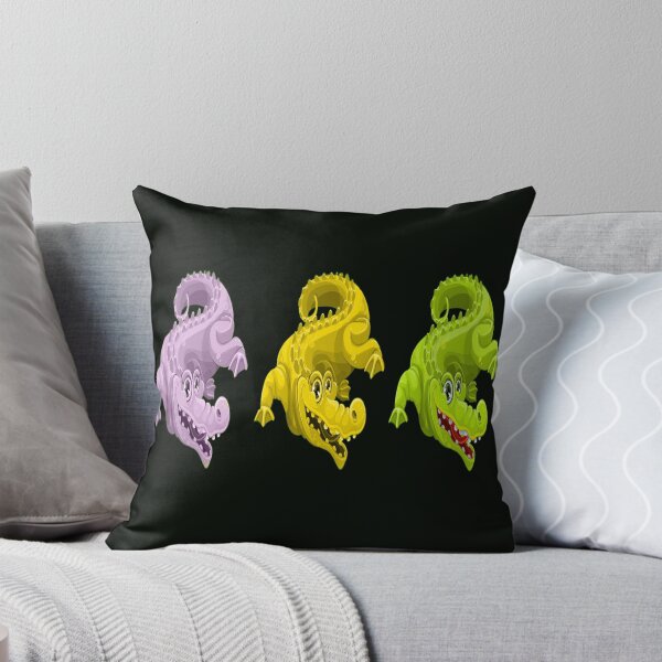 Item preview, Purple Yellow and Green Alligators designed and sold by pcreations.