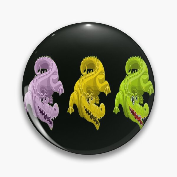 Item preview, Purple Yellow and Green Alligators designed and sold by pcreations.