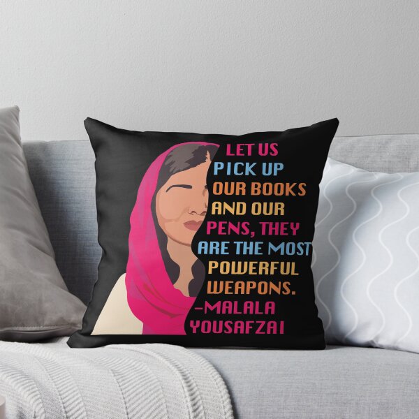 Item preview, Malala Yousafzai Quote-  Let Us Pick Up Our Books And Pens designed and sold by melinarae.