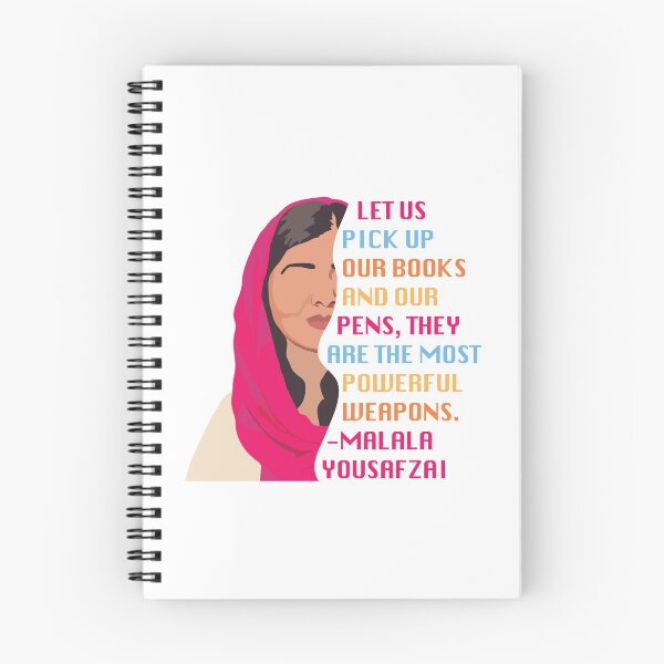 Item preview, Malala Yousafzai Quote-  Let Us Pick Up Our Books And Pens designed and sold by melinarae.
