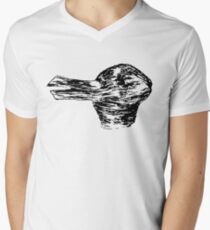 Rabbit-Duck Illusion Men's V-Neck T-Shirt