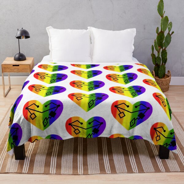 Item preview, She-Ra y las princesas del poder Rainbow Pride Heart of Etheria designed and sold by StitchItMama.