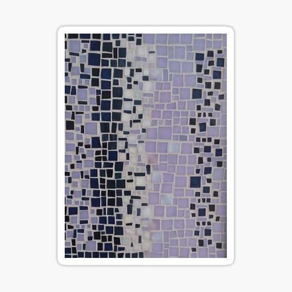 Wow! mosaic mini-mural Sticker