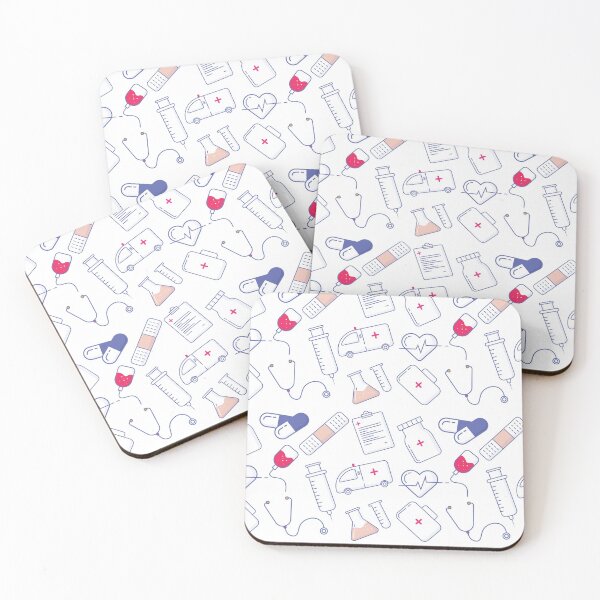 Item preview, Medical pattern - Gift for healthcare worker NHS designed and sold by TamGustam.