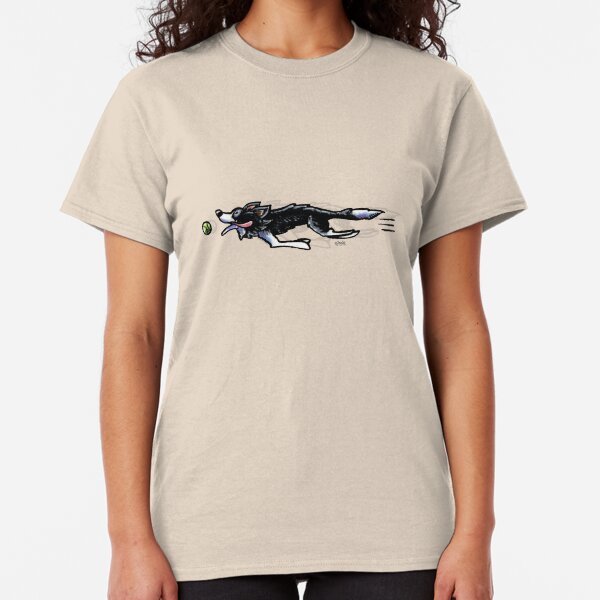 Border Collie in Action Classic T-Shirt