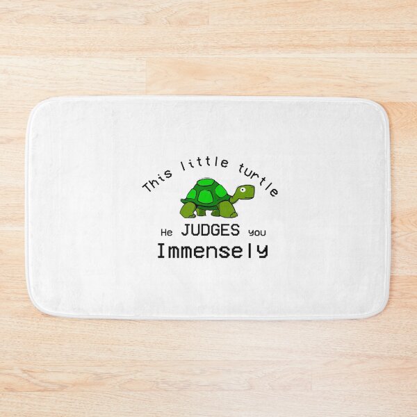 Item preview, This Little Turtle He Judges You Immensely Funny tiny turtle shirt designed and sold by Sunmoony.