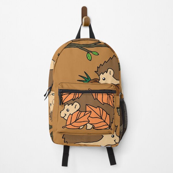 Cute Hedgehog Gift Fall Forest Animals Harvest Hedgehog Backpack