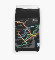 Métro STM Montréal Housse de couette