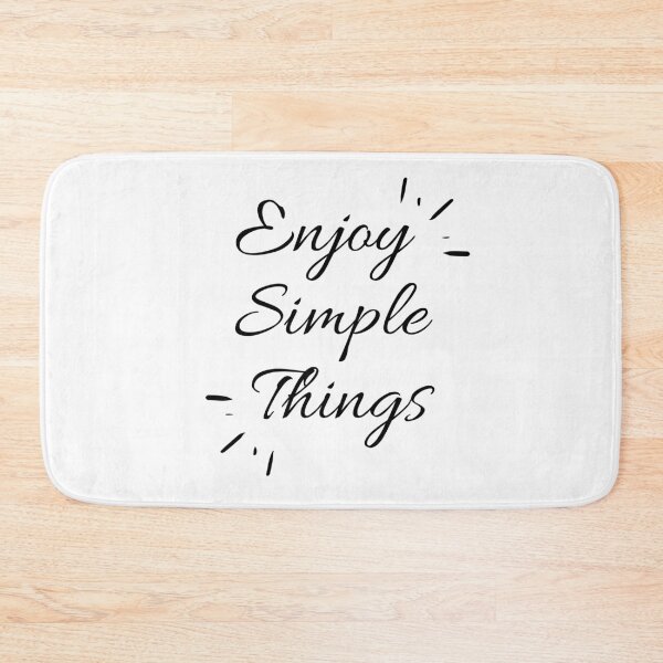Item preview, Enjoy Simple Things t-shirt, insprirational saying t-shirt, Minimalist Fashion T-Shirts designed and sold by thebreeze09.