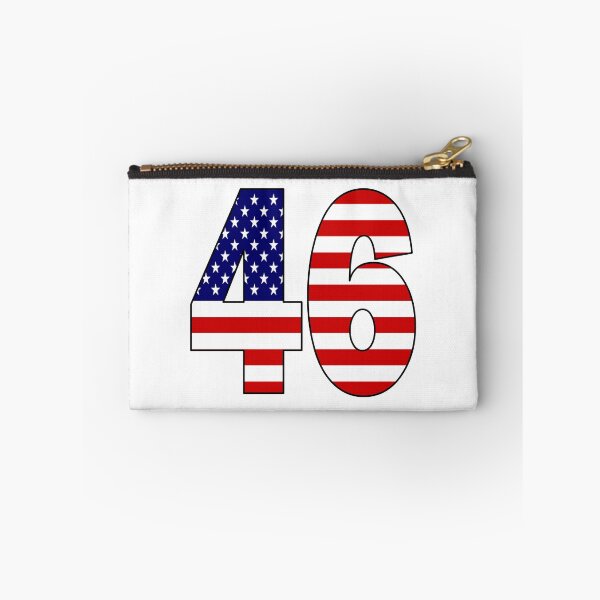 Item preview, Number 46 with USA flag on the background designed and sold by AllShirts21.