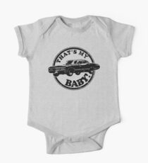 That's My Baby - Black One Piece - Short Sleeve