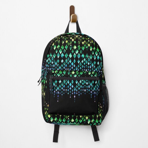 Item preview, Green, blue glitter on black. designed and sold by marinaklykva.