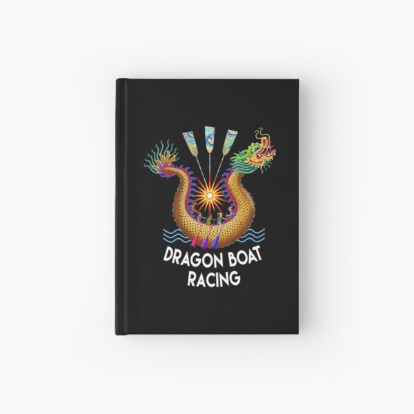 Dragon Boat Racing Logo Hardcover Journal