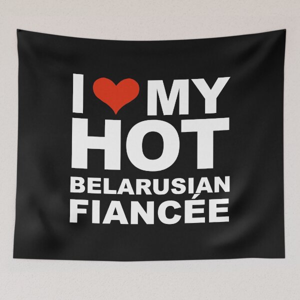 Item preview, I Love my hot Belarusian Fiancee Engaged Engagement Belarus designed and sold by losttribe.