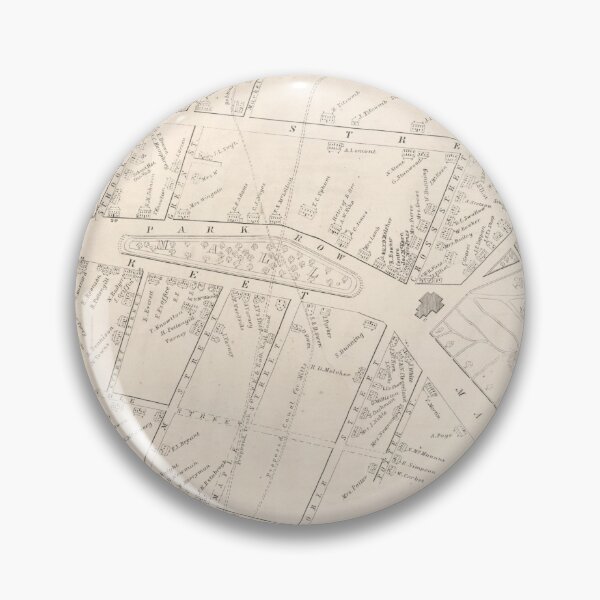 Item preview, Vintage Map of Brunswick ME (1846) designed and sold by BravuraMedia.