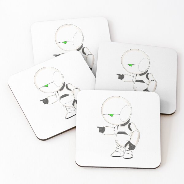 Item preview, Marvin Paranoid Android Depressed Robot Hitchhiker’s Guide  designed and sold by Rocket Fox.