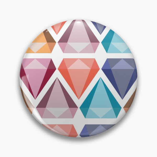 Item preview, Geometric Diamonds - white designed and sold by ReneeMDesigns.