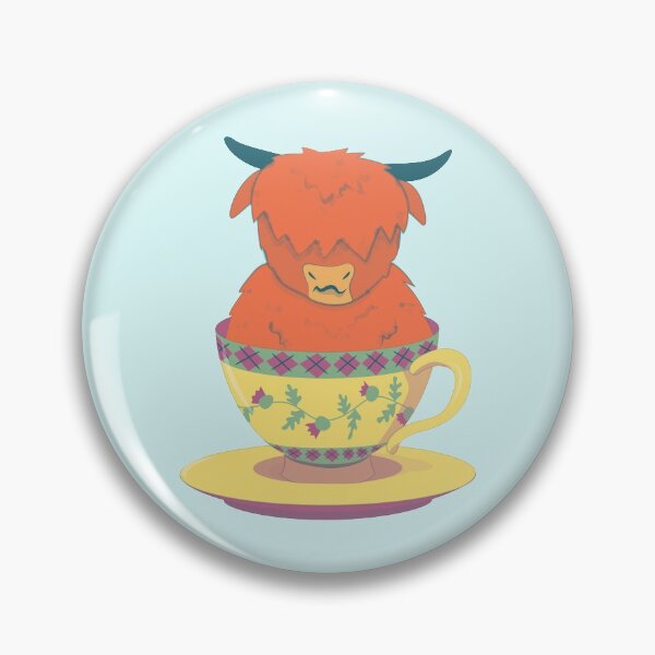 Artikelvorschau, Teetasse Hochlandkuh entworfen und verkauft von kjeppson.