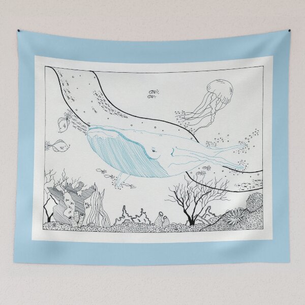 Item preview, Blue Whale designed and sold by MLyonArt.