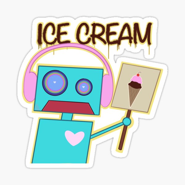 Ice Cream For All Glossy Sticker