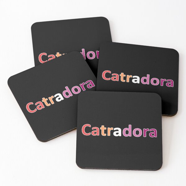 Item preview, Catradora in Lesbian Flag Colors designed and sold by BitterbluePine.