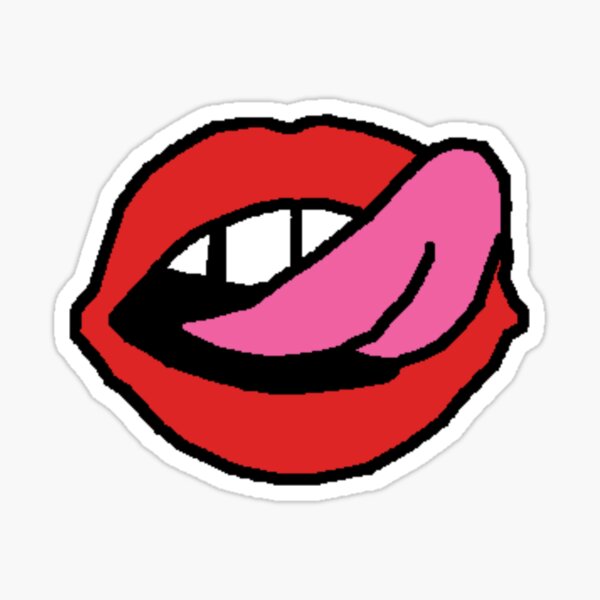 Vsco Big Mouth Stickers | Redbubble