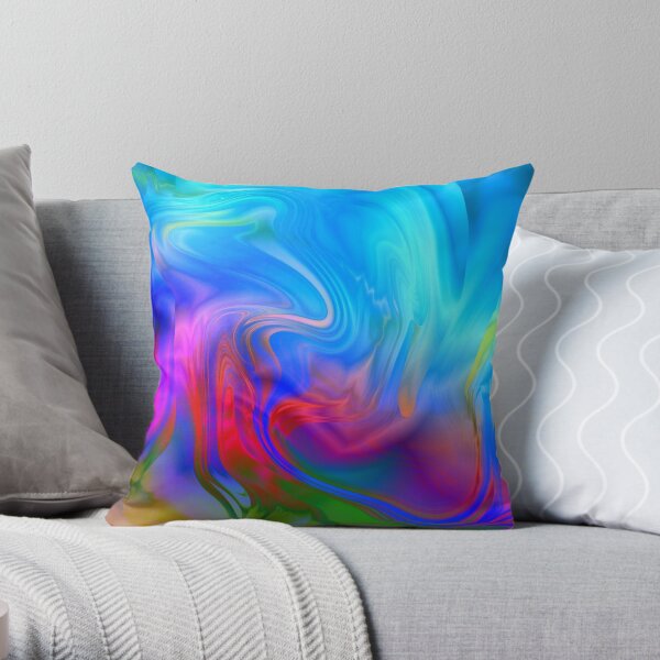 OCEAN COLOUR SCENE Throw Pillow