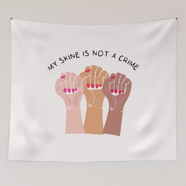 Item preview, My Skin Color Is Not A Crime,dark skin,black skin designed and sold by ELmezz.
