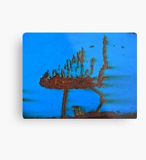 Scaredy Cat? Metal Print